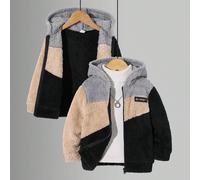 Gilet trapuntato con patchwork per ragazzo, con ricamo a tema natalizio, felpa natalizia, bluse autunnali, cardigan di Ognissanti, abbigliamento per bambini a maniche lunghe, set autunnali, giacca a q