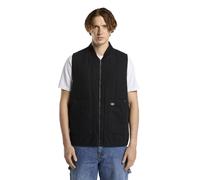Gilet trapuntato Dickies in tela nera taglia L