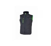 U-Power SATURN, Gilet, Giacca Idrorepellente, con Zip Intera, Tasche Frontali, Tasconi Interni, Asciugatura Rapida e Tessuto Traspirante, Idrorepellente (ASPHALT GREY GREEN_S)