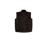 Gilet unisex senza maniche rains heavy fleece wood black monogram