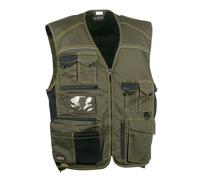 Gilet Uomo da lavoro Caccia Pesca Estivo Smanicato Multitasca Cotone 245g Expert