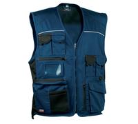 Gilet Uomo da lavoro Caccia Pesca Estivo Smanicato Multitasca Cotone 245g Expert