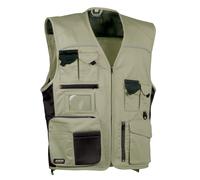 Gilet Uomo da lavoro Caccia Pesca Estivo Smanicato Multitasca Cotone 245g Expert