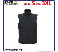 GILET uomo da lavoro casual softshell blu nero per moto sportivo estivo leggero