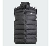 Gilet Uomo Full Zip Adidas Essentials 3 Stripes Light GH4583 Nero