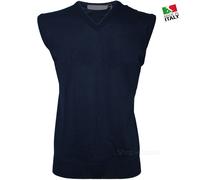 Gilet Uomo Lana Merinos Maglia Smanicata Sottogiacca M L XL XXL Cardigan Regular