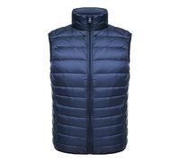 Gilet Uomo Lavoro Invernale Leggera Antivento Senza Maniche Cappotto Casual Elegante Smanicato Piumino Stand Collare Caldo Taglie Forti Giacca Softshell Sportiva Imbottito Giubbotto Cotone Corto