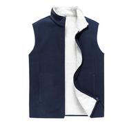Gilet Uomo Lavoro Invernali Caldo Antivento Senza Maniche Giacca Softshell Leggera Elegante Smanicato Giubbino Senza Cappuccio Casual Riscaldato Cappotto Cotone Trapuntato Piumino Corto Taglie Forti
