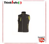 Gilet UPower Universe in Softshell Scuro (Black Carbon)