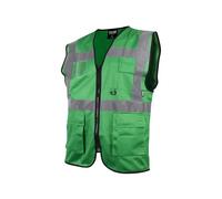 Gilet Utility Verde Hi-Vis Grande 44in SCAHVUWLG