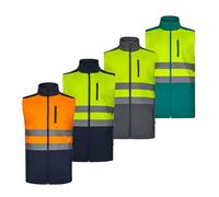 Gilet in soft shell alta visibilità Velilla 305906 AV bicolore