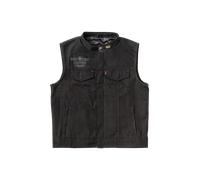 Gilet West Coast Choppers Collab 131/2 Canvas NeroXL Nero