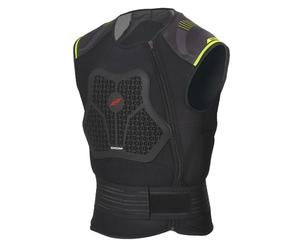 Gilet Zandona Netcube X8 nero-giallo fluo 180-189 cm 3XL