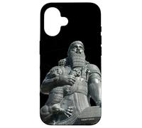 Gilgamesh Dio sumero e Leone Babilonese Custodia per iPhone 16