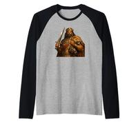 Gilgamesh Leone Mitologia Cacciatore Re Arte Maglia con Maniche Raglan