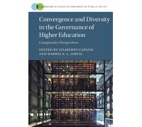 Giliberto Capan Convergence and Diversity in the Governance of Highe (Tascabile)