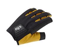 Gill - Guanti da vela professionali - dita lunghe con dita e pollice nudi per vela, sport da paddle e tavola, kayak o windsurf per adulti unisex nero M