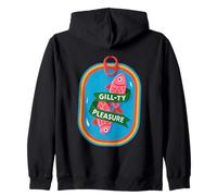 Gill-Ty Piacere Divertente Pesce Pun Umorismo Felpa con Cappuccio