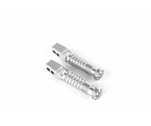 Gilles BMW Silver TOOLING Poggiapiedi sportivi, taglia 80 mm