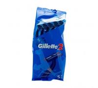 GILLETTE 2 RASOI USA E GETTA Twin Blade Blue - Confezione da 5 - MULTIINSERZI...