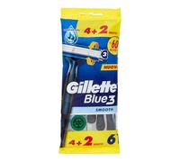 Gillette Blue 3 Rasoi Usa E Getta 4+2 Pezzi