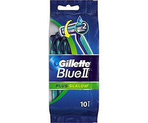 Gillette Blue II Plus - Rasoio da slalom, confezione da 10