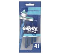 Gillette Rasoio usa e getta Blue II Plus Ultra Grip 4 pezzi
