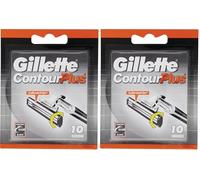 GILLETTE CONTOUR PLUS Lame Comfort con Striscia Lubrificante (Confezione da 2)