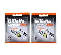 Gillette ContourPLus 20 Lamette Di Ricambio. Prodotto Originale, Nuovo Sigillato