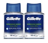 Gillette Dopobarba Splash Brezza Rinfrescante 2 x 100 ml