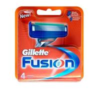 GILLETTE FUSION 5 RICARICA LAME DI RICAMBIO PER RASOIO CONFEZIONE DA 4 LAMETTE