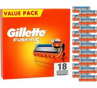 Gillette Fusion 5 lamette per rasoi, 18 lame di ricambio per rasoi da uomo con lama a 5 pieghe,
