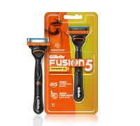 Gillette Fusion 5 Power Razor da uomo con lama posteriore elegante per la for...