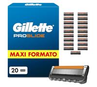Gillette Fusion 5 Proglide, 20 Lamette Fusion 5 Proglide di Ricambio per Rasoio