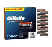 Gillette Fusion 5 Proglide Lamette Da Barba per Rasoio Barba Manuale 14 Lamette