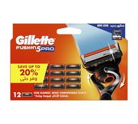Gillette Fusion5 Pro - Rasoio ricaricabile da uomo: 12 ricariche