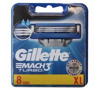 Gillette Gillete Mach3 Turbo 8 Units Xl