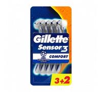 Gillette - Gillette Sensor3+ Comfort - Rasoio per Uomo a 3 Lame, 1 Manico + 5 Lamette
