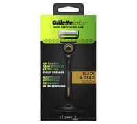 Gillette Labs Con Barra Esfoliante, Rasoio Da Uomo Gillette, 1 Manica, 3 Ricariche Di Lame, Con Supporto Magnetico Premium