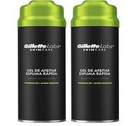 Gillette Labs Gel da Barba con Schiuma Rapida, 198ml (Confezione da 2)