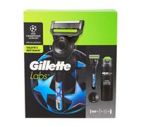 Gillette - Gillette Labs Uefa Champions League Special Edition - Kit Rasatura Con 1 Lametta + Manico + Gancio + Gel Da Barba 198 Ml