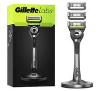 Gillette LABS Rasoio Barba Manuale con 3 Lamette Gillette LABS di Ricambio da 5