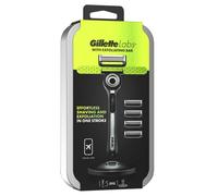 Gillette Labs With Exfoliating Bar, 1 Impugnatura - 5 lame di ricarica, custodia da viaggio e supporto 6 x 5 pezzi