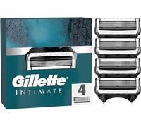 Gillette Lame intime per rasoio intimo, 4 lame di ricambio per rasoio bagnato con striscia scorrevole per un'applicazione delicata, lame dermatologicamente testate per rasoi