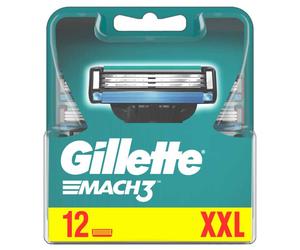 Gillette Mach 3 Lame di Ricambio 12 pz