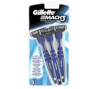 Gillette Mach3 Lamette di Ricambio con 3 Lame per Rasoio Uomo - Confezione da 3 Pezzi