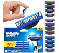 Gillette Mach 3 Turbo 12 Testine - Testine di ricambio rasoio
