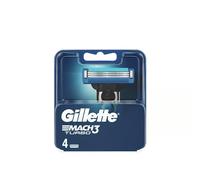 GILLETTE MACH 3 TURBO LAME DI RICAMBIO X4