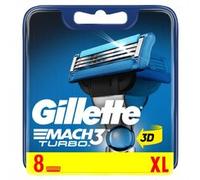 Gillette Mach 3 Turbo - Testa di ricambio contenuto 8pezzi