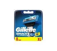 Gillette Mach 3 Turbo Testata di ricambio 8 pezzi - Testine di ricambio rasoio